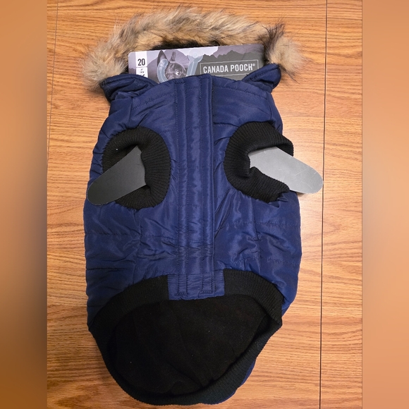 Navy Blue Dog Jacket - Picture 2 of 4